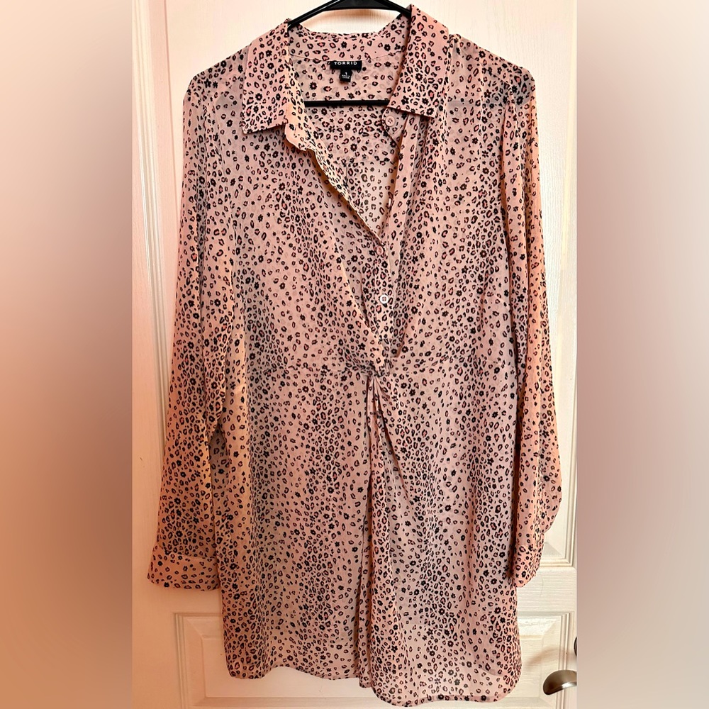 Torrid Long Sleeve Blouse